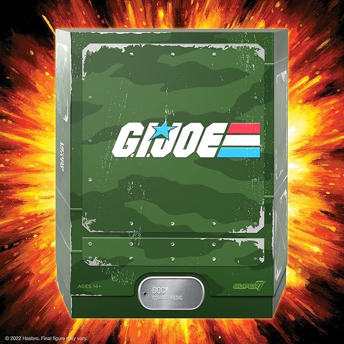 Super7 Ultimates! G.I. Joe Doc - 7' G.I. Joe Action Figure With Accessories Classic Cartoon Collectibles And Retro Toys