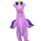 Hsctek Inflatable Unicorn Costume Kids Girls Boys, Blow Up Unicorn Costume Child, Halloween Costume Child Children, Purple