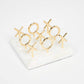 Jonathan Adler Brass Tic Tac Toe Set