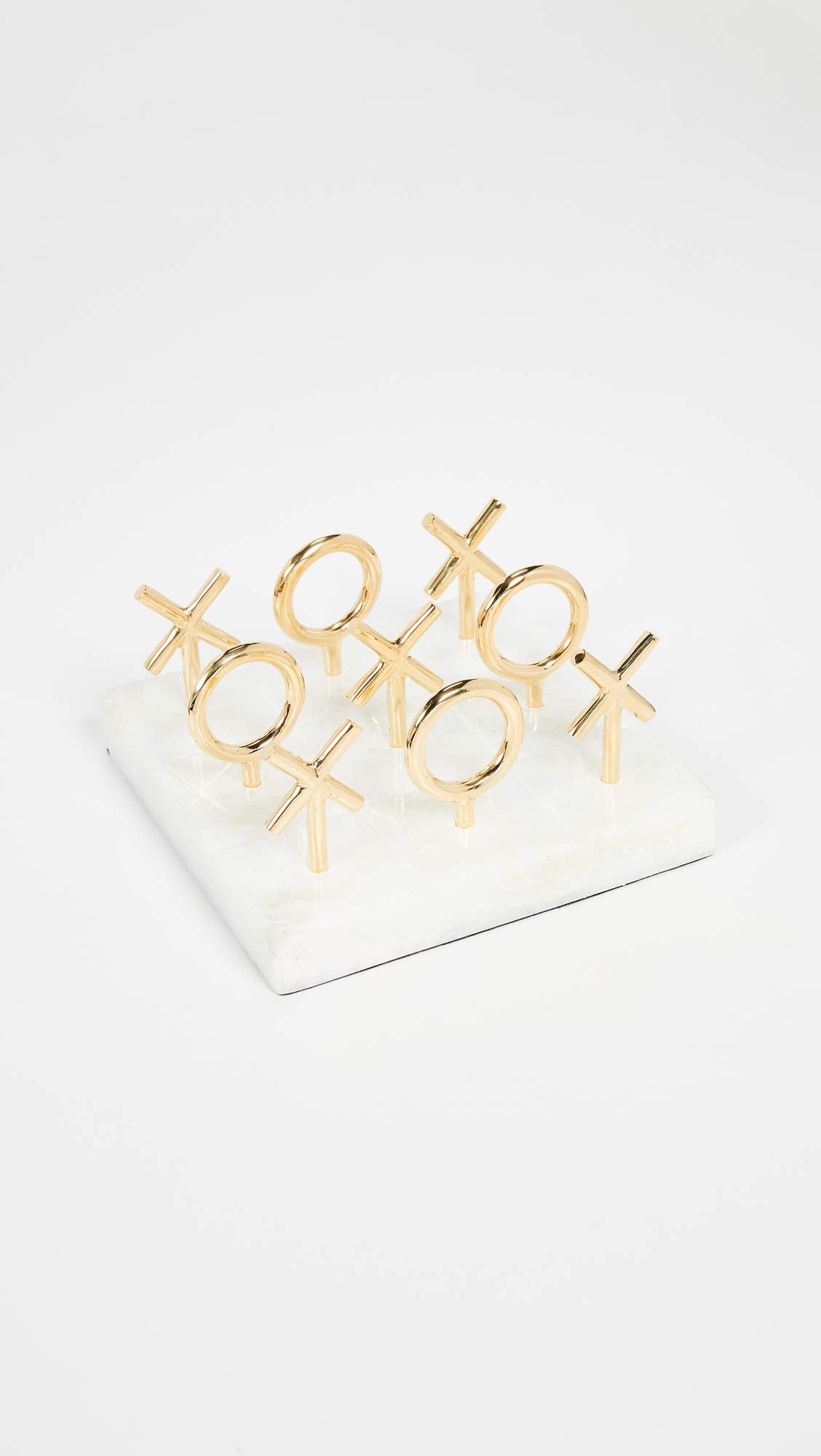 Jonathan Adler Brass Tic Tac Toe Set