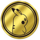 Tcg Coin Pikachu [Gold] Large 52Mm Diameter