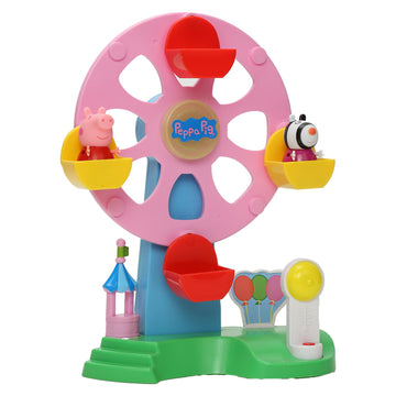 Peppa Pig Ferris Wheel Playset With Lights, Sounds And Motion Effects, Includes 2 Figures, Preschool Toy For Girls And Boys 3+, 