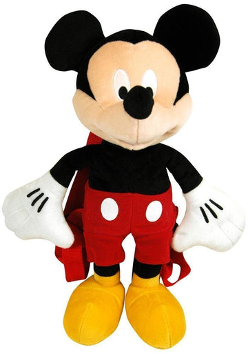 Disney Mickey Plush Backpack, 16" Soft Toy with Hangtag, Model KMBL