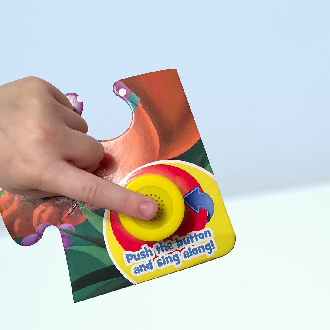 Head, Shoulders, Knees, & Toe Puzzle W/Sound 24Pc