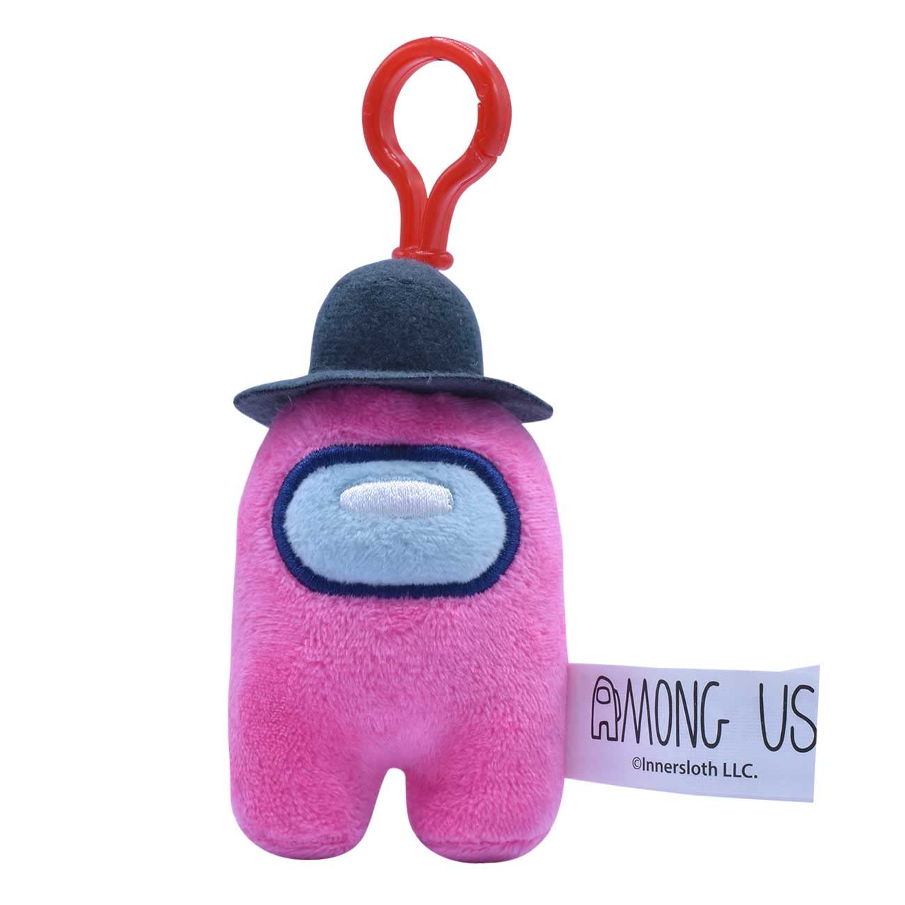 Just Toys LLC Among Us 3" Plush Backpack Hanger - Series 2, Green, Polyester, Model 787790987963
