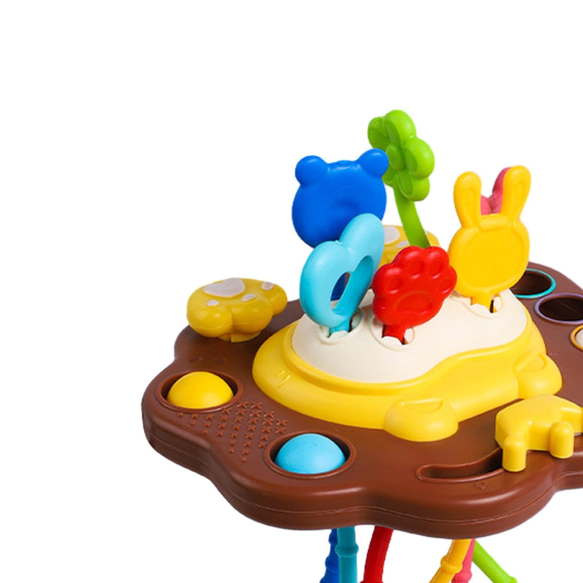 Atorse Silicone Pull String Activities Montessori Toys For Boys Girls Kids Toddlers Brown Lion|Toys & Hobbies | Educational | Ot