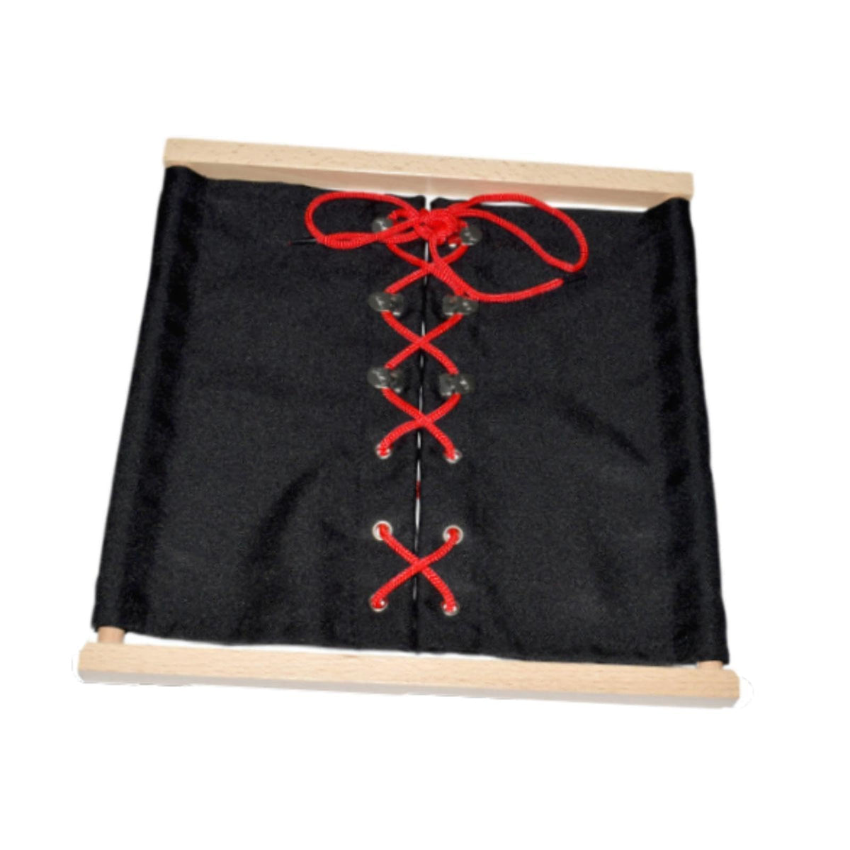 Styleheaven Montessori Clothing Rack Toy Training Tool Educational Learning For Toddlers Black Tape