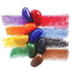 Crayon Rocks, Crayons in a Rock Shape, 8 Colors, Tripod Grip Made For Handwriting Development in Kids and Toddlers, Fun & Educat