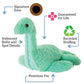 Vermont Teddy Bear Stuffed Dinosaur - Sea Animal Plush, 18 Inch