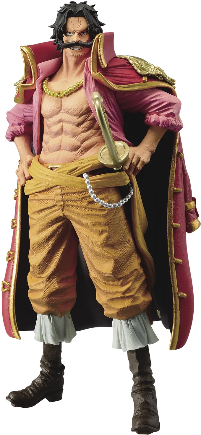 Banpresto ONE Piece King of Artist Figure - GOL.D. Roger, PVC/ABS, Multiple Colors, Model BP17448