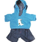 Dinosaur Hoodie W/Jeans Teddy Bear Clothes Outfit Fits Most 14' - 18' Build-A-Bear And Make Your Own Stuffed Animals