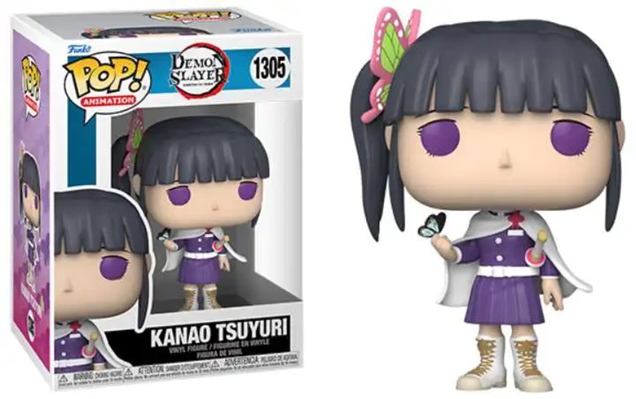Funko + Protector: Demon Slayer S2 Pop! Animation Vinyl Figure (Bundled With Toybop Box Protector Collector Case) (Kanao Tsuyuri