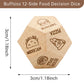 Buffsiss Date Night Dice For Couples, Fun Night Dating Decision Dice,Wooden Couples Dating Dice, Love Dices, Food Decision Dices