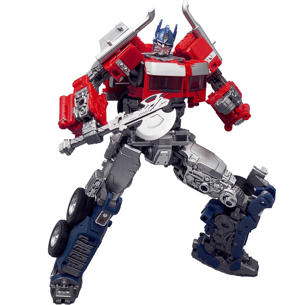 WAIKYTOY Deformation Robot Toy Action Figure, 7.9 Inches, ABS & Alloy, Blue/Red, Model MHM-01, Gifts for Ages 6+