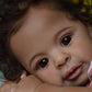 KOKOMANDY Reborn Baby Dolls - Biracial, 21in African American Realistic Ethnic Silicone Toddler Doll