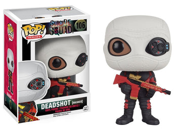 Funko POP Movies: Suicide Squad Action Figure, Deadshot (Masked)