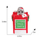 Christmas Village Accessories Ornaments Resin Christmas Village Sets Decoration For Xmas Festival Holiday (Raccoon Letters From