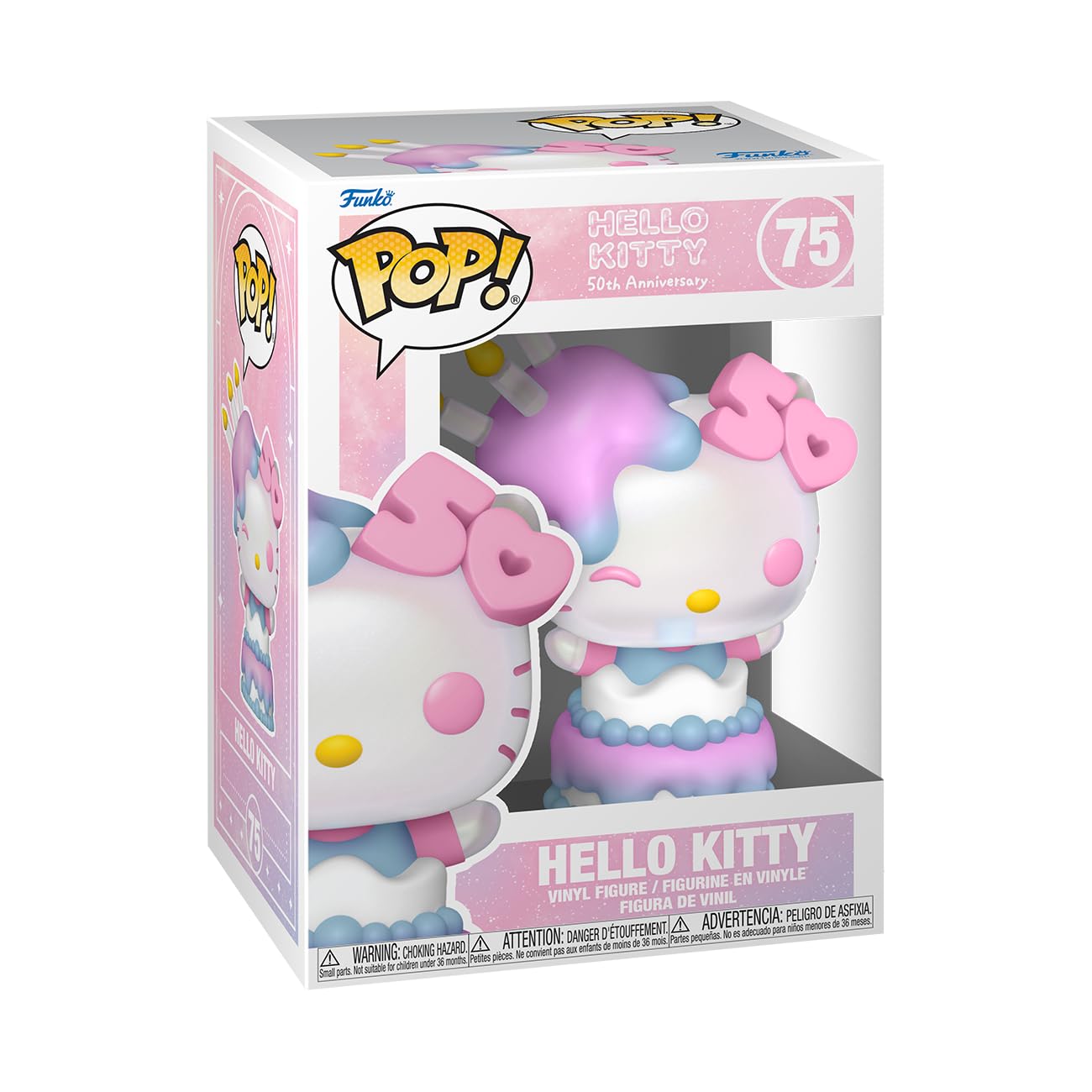 Funko POP! Vinyl Figure - Hello Kitty in Cake - 50th Anniversary Collectible - Multicolor - Model 76089 - Official Merchandise