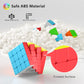 Vdealen Speed Cube Set, 2X2 3X3 4X4 5X5 Stickerless Speed Cube Bundle- Bright Magic Cube Pack, Smooth Cube Puzzle With Gift Pack