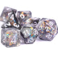 UDIXI 7PCS DND Dice Set, Resin Mushroom D&D Dice Set Red Polyhedral Dice for Dungeons and Dragons Role Playing Games