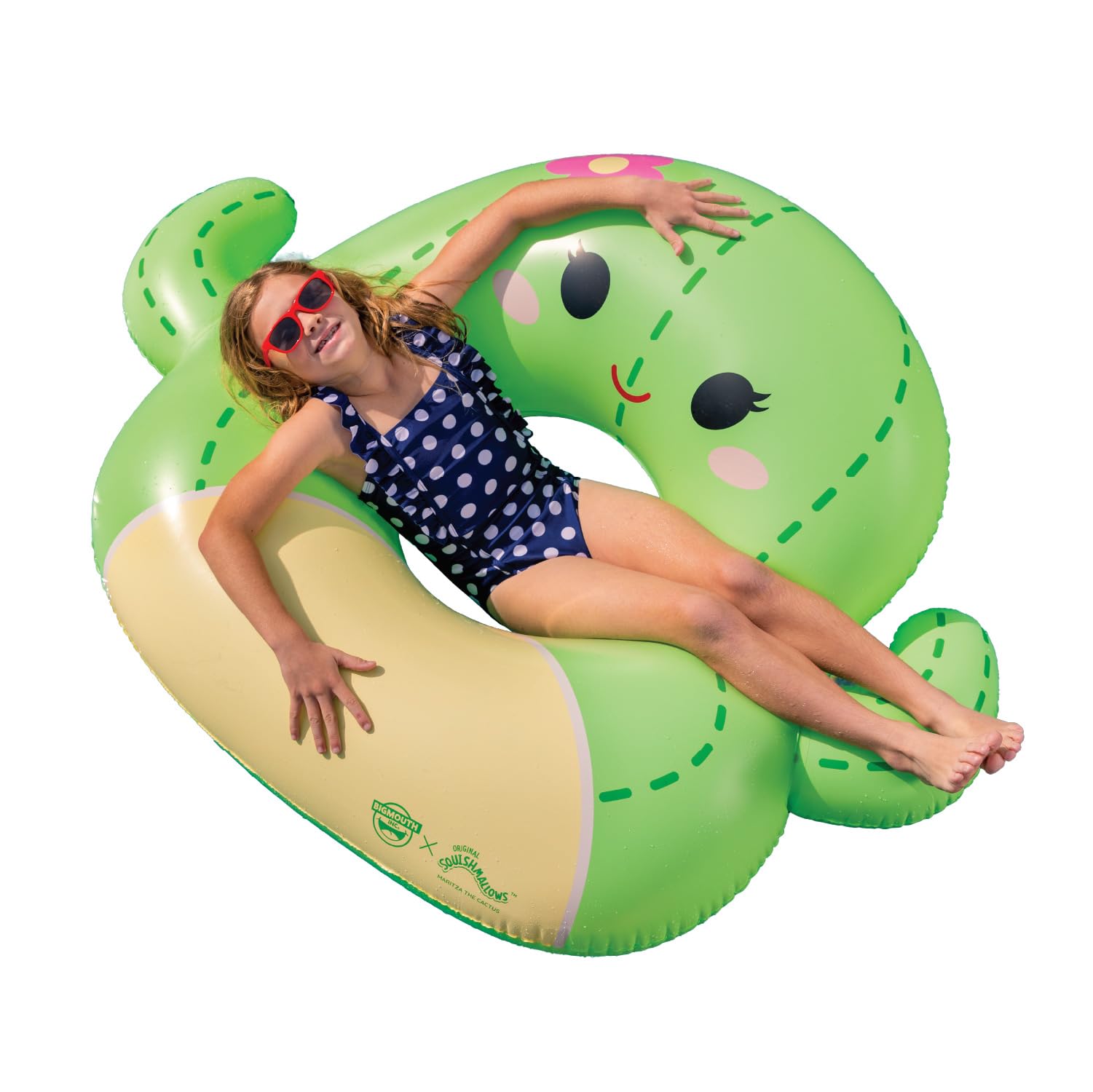 BigMouth x Squishmallows Original Large Inflatable Pool Float, Swim Ring for Adults and Kids, Pool Party Supplies & Water Toys -