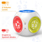 Talkfun Bilingual Musical Learning Cube Toddler Toys Age 1-2, English Spanish Educational Toy For 1+ Yr 9-12 18 Month Development, First Christmas 1St Birthday Gifts For One Year Old Boy Girl