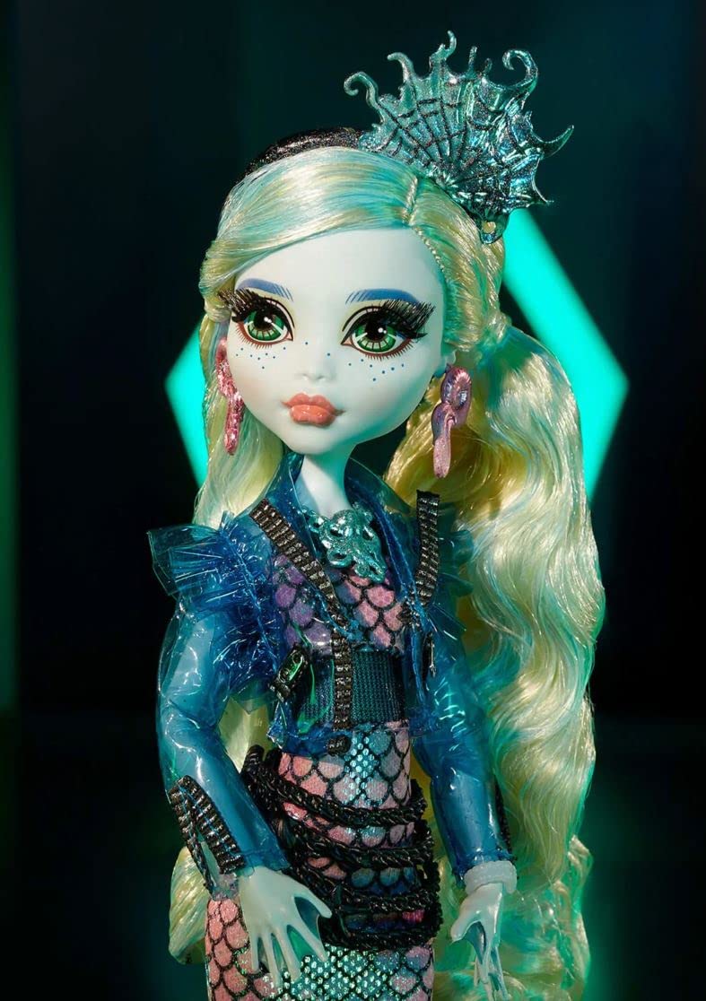 Monster High Lagoona Blue 10.5in Doll - 2022 Limited Edition, Plastic, Blue, Model HGY91