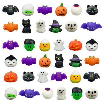 Jofan 36 Pcs Halloween Mochi Squishy Toys Squishies Halloween Toys For Kids Girls Boys Halloween Party Favors Halloween Treat Bags Gifts