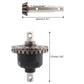 GDOOL FY-QS03 Rear Differential Accessories Replacement Spare Parts for 1:10 X07 X08 F10 Brushless RC Cars X05 FY-11 X-03MAX X-0