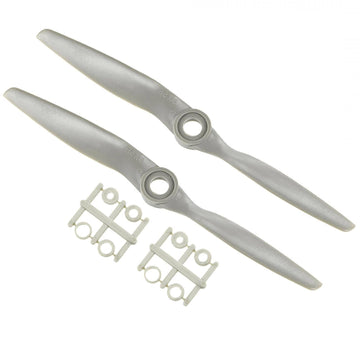 Top-Vigor 2Pcs Cw Rc Propellers 5050 5 X 5 Inch 2-Vane Rc Vehicle Propellers Replacement For Rc Airplane With Adapter Rings Nylo