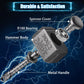 Transformable Fidget Spinner, Metal Hand Hammer Fidgit Toy For Kids Adults, Cool Shield Chain Fingertip Gyro Stress Relief Cube