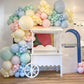 Bezente Pastel Balloons 18 Inch - 30 Pack Large Thick Macaron Balloons Big Round Multicolor Latex Balloons For Birthday Baby Sho
