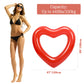 HeySplash Pool Floats  mature-themed Size Heart Inflatable Pool Floatie for Bachelorette Party  Swim Tube Rings  River Lake Beach Floaty  Wedding Bride Valentine Decor  Fun Toy Raft Lounge for Kids  Red