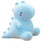 Vhyhcy Cute Dinosaur Plush Toys, Fat Dinosaur Stuffed Dolls, Soft Animal Dino Plushie, Birthday Gifts For Kids Girls Boys Blue 12 Inch