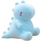 VHYHCY Cute Dinosaur Plush Toy - Fat 12 Inch Soft Dino Stuffed Animal in Quiet Blue, Perfect Birthday Gift for Kids Girls and Boys