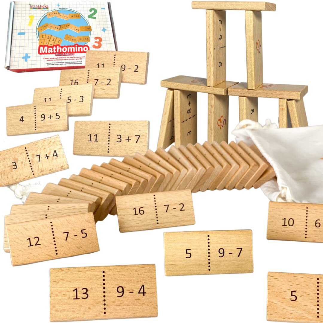 ADD SUB MATHOMINO DOMINO MATH GAME