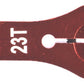 Apex RC Products 23T for JR/Airtronics/KO Red Aluminum Dual Clamping Servo Horn - 2 Pack #8006