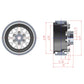 TCRC 4PCS Grade 5 Titanium Wheel Face Aluminum 1.0 Inch Wheels Hubs for 1/24 Axial SCX24 TRX4M FCX24 Redcat Ascent-18 1/18 RC Cr