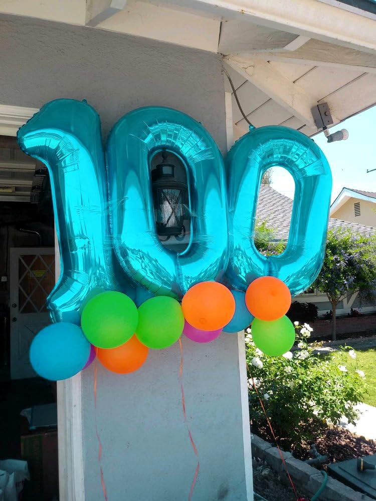 8 Balloon, Blue Number Balloons 40 Inch, 8Th Birthday Decorations For Boys Girls, Blue Birthday Balloons, Blue Party Supplies, N