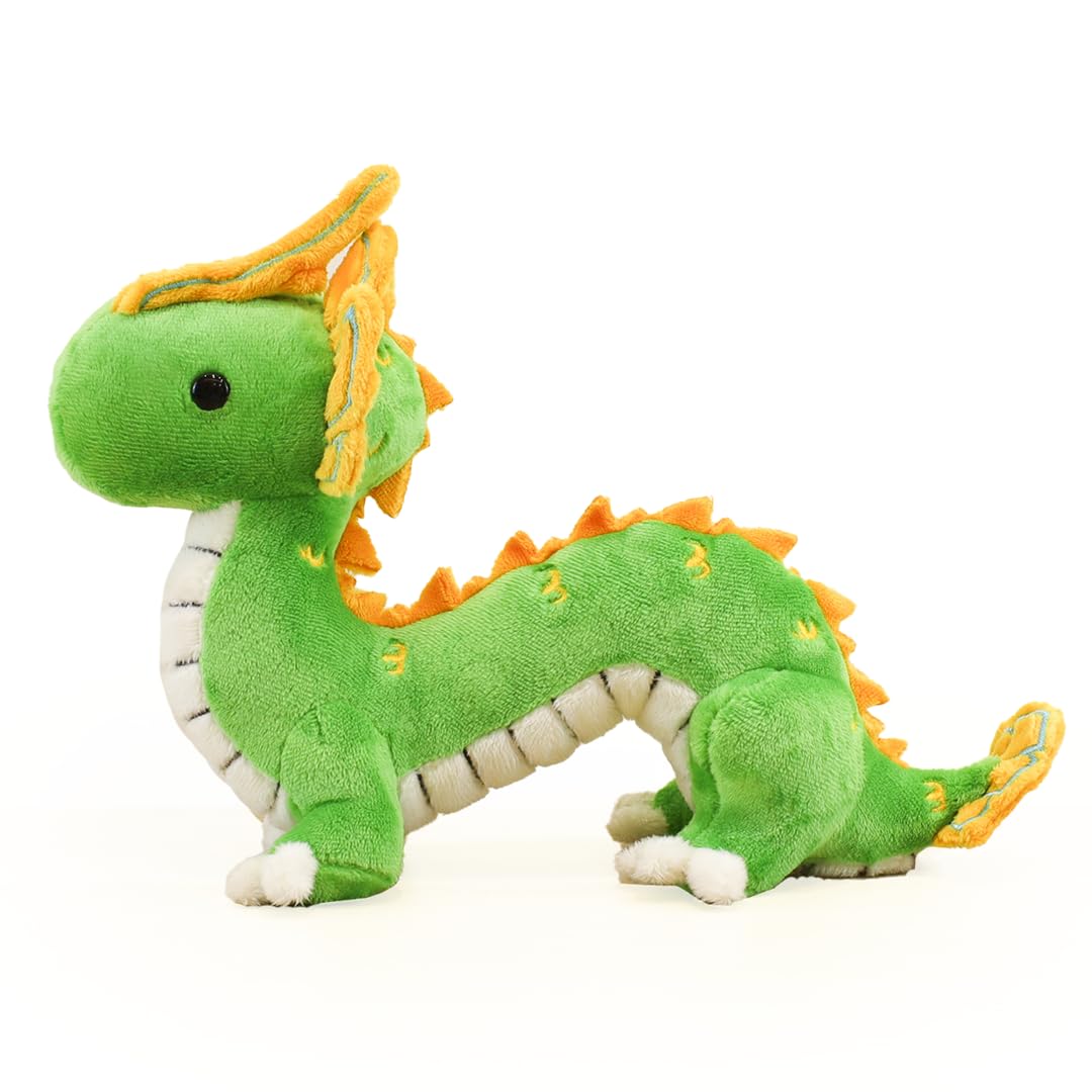 Bellzi Serpent Dragon - Cute Stuffed Animal Plush Toy - Adorable Soft Serpent Dragon Toy Plushies and Gifts - Perfect Present for All Ages - Long-Yi