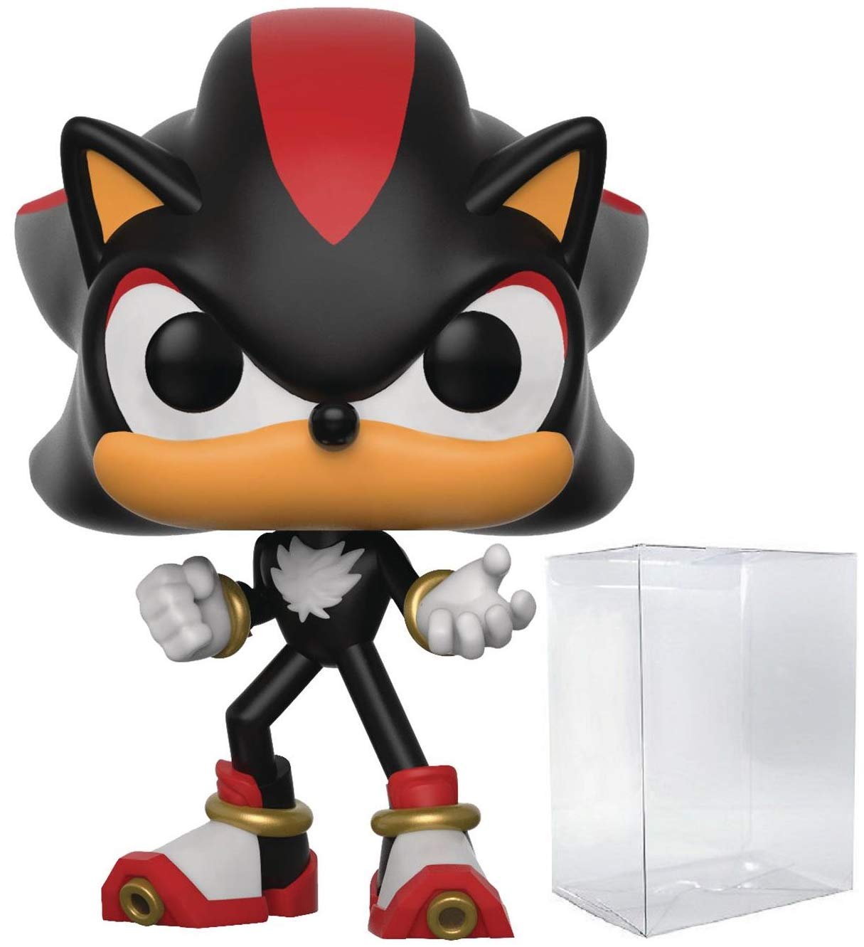 POP Sonic The Hedgehog - Shadow Funko Vinyl Figure (Bundled with Compatible Box Protector Case)  Multicolor  3.75 inches