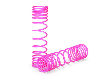 Traxxas 5858P Rear Progressive Rate Springs (Pair), Pink