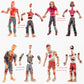 Qiandier Zombie Action Figures Realistic Hand Painted Toy Figurine Models 12Pcs