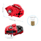 Woaeiuos Complete Transmission Gearbox With Steel 0.3 Mod Transmission Gear For Axial Scx24 Deadbolt C10 Jlu Gladiator Bronco 1/