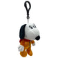 Snoopy In Space 4 Inch Plush Clip | Snoopy In Orange Astronaut Suit