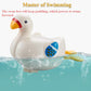 Nextake Wind-Up Swimming Swan, Lovely Swan Kids Swimming Cygnet Bath Toy Clockwork Bathtub Toy Floating Water Toy For Boys And G