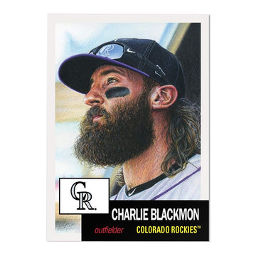 Colorado Rockies #31 Charlie Blackmon Mlb Topps Living Set Card