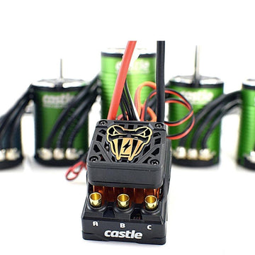 Castle Creations 1/10 Copperhead, 16.8V, Sensored, Waterproof, ESC, Internal BEC, CSE10016600, Black
