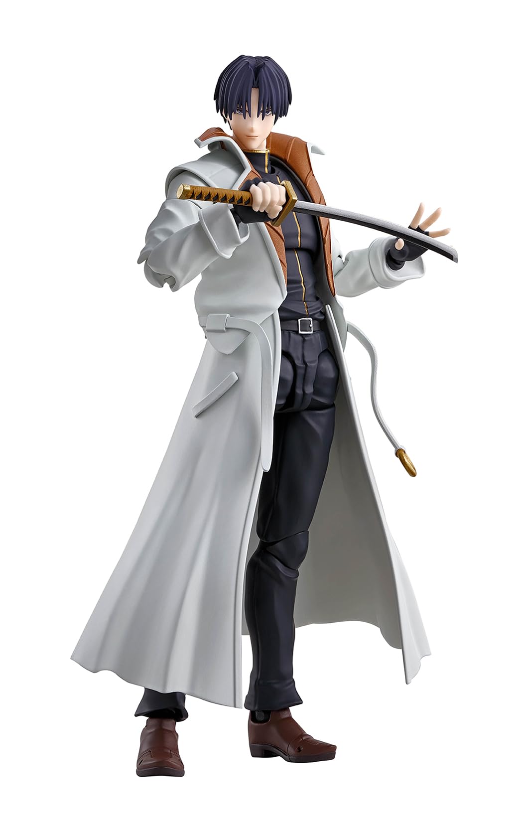 Tamashii Nations - Rurouni Kenshin: Meiji decorative replica bladesman Romantic Story - Aoshi Shinomori  Bandai Spirits S.H.Figuarts Action Figure