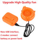 Wittocs Orange Costume Fan Mini Blower Fan For Dinosaur Halloween Inflatable Blow Up Costume(Upgraded Version)